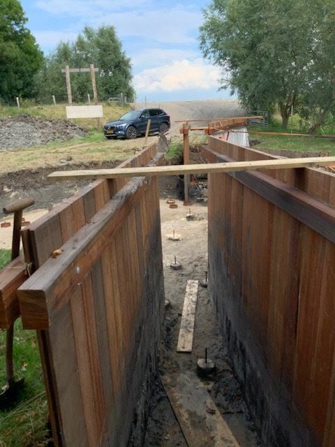 Bouw van de fundering