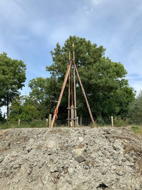 Bouw van de fundering